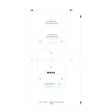 MAAX 106385-000-001 Louie 6731 Bathtub Guide d'installation | Fixfr