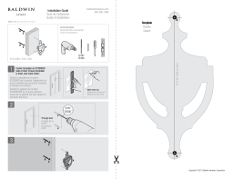 Baldwin 0110.003 Victorian Knocker Guide d'installation