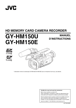 JVC GY-HM150E Manuel du propriétaire