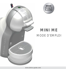 Dolce Gusto NESCAFE DOLCE GUSTO MINI ME YY1502 FD Manuel du propriétaire