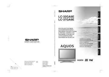 Sharp LC-32/37GA9E Manuel du propriétaire | Fixfr
