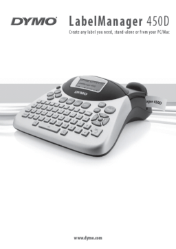 Dymo LabelManager 450D Manuel utilisateur