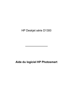 HP Deskjet D1360 Manuel du propriétaire