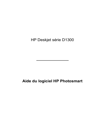 HP Deskjet D1360 Manuel du propriétaire | Fixfr