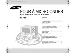 Samsung M1618N Manuel du propriétaire