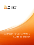 Microsoft PowerPoint 2010 : Guide du produit avec IA