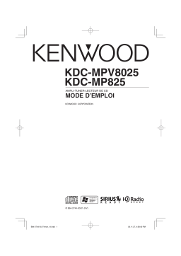 Kenwood KDC-MPV8025 Manuel du propriétaire