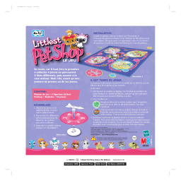 Hasbro JEU LITTLEST PETSHOP Manuel du propriétaire