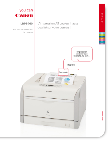 Canon LBP 5960 Manuel du propriétaire | Fixfr