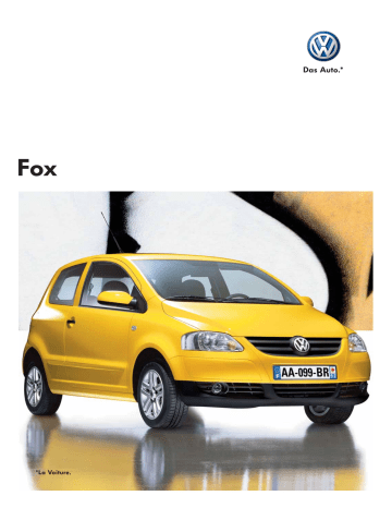 Volkswagen Fox Manuel du propriétaire | Fixfr