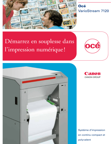 Canon OCE VARIOSTREAM 7120 Manuel du propriétaire | Fixfr