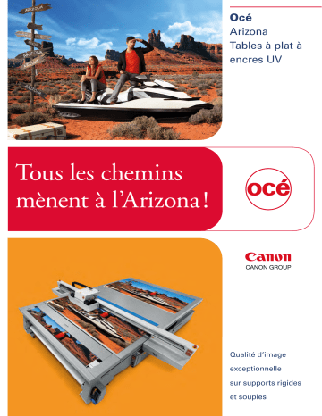 Canon OCE ARIZONA Manuel du propriétaire | Fixfr