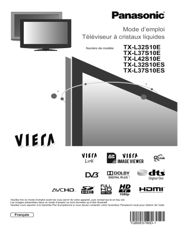 Panasonic TX-L32S10ES Manuel du propriétaire | Fixfr