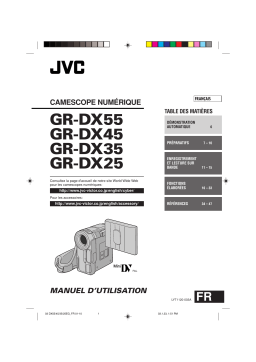 JVC GR-DX55 Manuel du propriétaire