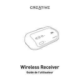 Creative Wireless Receiver Manuel du propriétaire