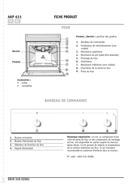 Whirlpool AKP 631 NB Manuel du propriétaire