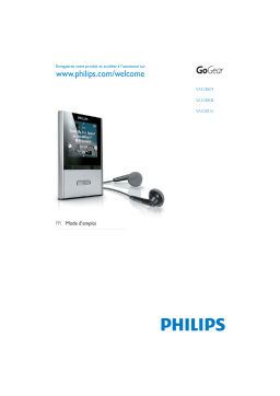 Philips SA2VBE08RS Manuel du propriétaire