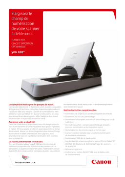 Canon FLATBED SCANNER UNIT 101 Manuel du propriétaire