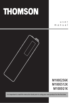 Thomson M100E512K Manuel utilisateur