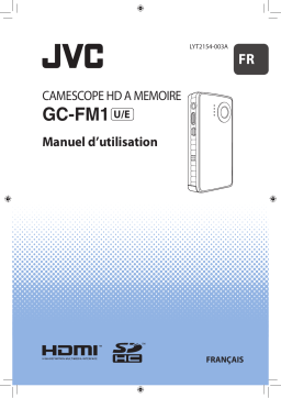 JVC GC-FM1 Manuel du propriétaire