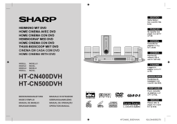 Sharp HT-CN400DV-H Manuel du propriétaire