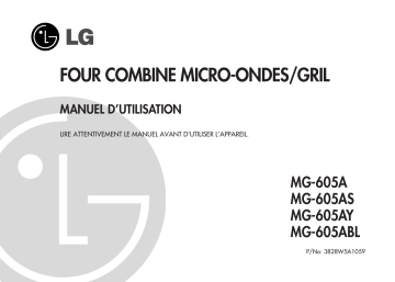 LG MG-605A Manuel du propriétaire | Fixfr