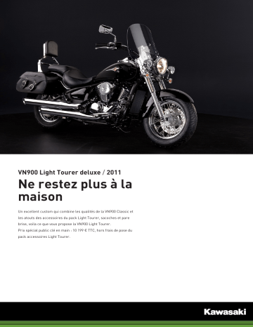 Kawasaki VN 900 LIGHT TOURER DELUXE Manuel du propriétaire | Fixfr