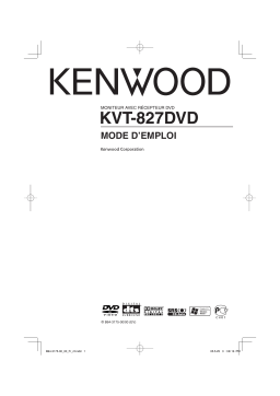 Kenwood KVT-827DVD Manuel du propriétaire