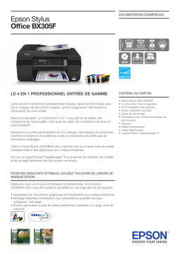 Epson Stylus Office BX305F Manuel du propriétaire