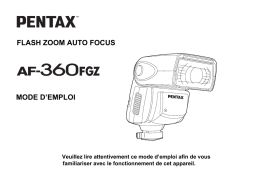 Pentax AF 360 FGZ Manuel du propriétaire