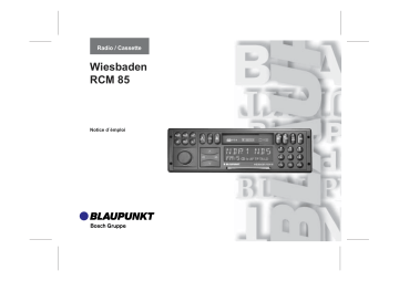 Blaupunkt WIESBADEN RCM 85 Manuel du propriétaire | Fixfr