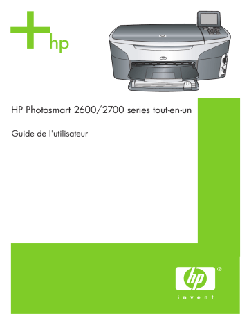 PHOTOSMART 2700 ALL-IN-ONE PRINTER | HP PHOTOSMART 2600 ALL-IN-ONE Manuel du propriétaire | Fixfr