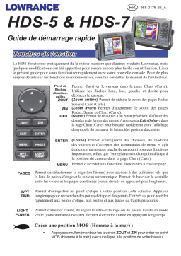 Lowrance HDS-7 Manuel du propriétaire