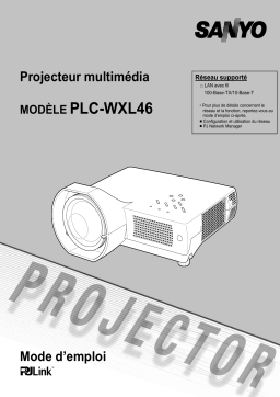 Sanyo PLC-WXL46 Manuel utilisateur