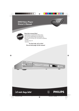 Philips DVD731-001 Manuel du propriétaire