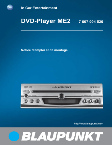 Blaupunkt DVD-PLAYER ME2 EU Manuel du propriétaire | Fixfr