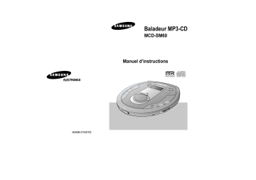 Samsung MCD-SM60 Manuel du propriétaire | Fixfr
