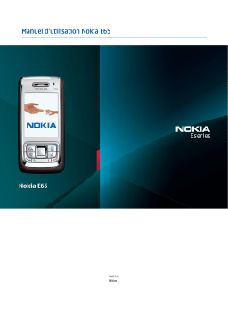 Nokia E65-1 Manuel du propriétaire