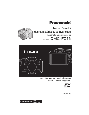 Panasonic LUMIX DMC-FZ38 Manuel du propriétaire | Fixfr