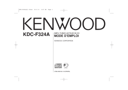 Kenwood KDC-F324A Manuel du propriétaire