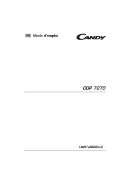 Candy CDP7277L Manuel du propriétaire