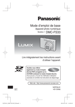 Panasonic DMCFS33 Manuel du propriétaire