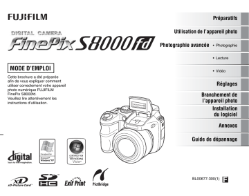 Fujifilm FinePix S8000 FD Manuel du propriétaire | Fixfr