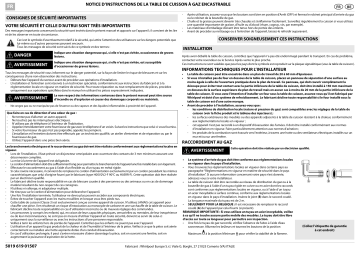 AKM261IX | AKM 261 IX | AKM 261 NB | AKM261WH | AKM261NB | AKM 261 WH | Whirlpool AKM903NE Manuel du propriétaire | Fixfr