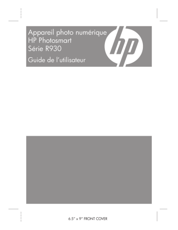 HP PhotoSmart R930 Manuel du propriétaire | Fixfr