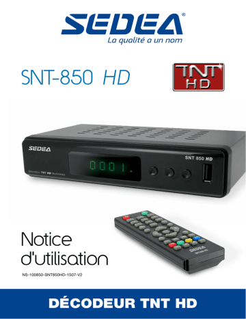 SEDEA SNT850HD USB Manuel du propriétaire | Fixfr