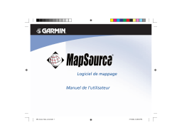 Garmin MapSource Manuel du propriétaire