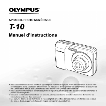 Olympus T-10 Manuel du propriétaire | Fixfr
