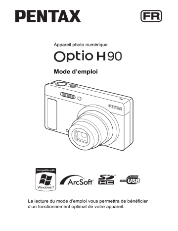 Pentax Optio H90 Manuel du propriétaire | Fixfr