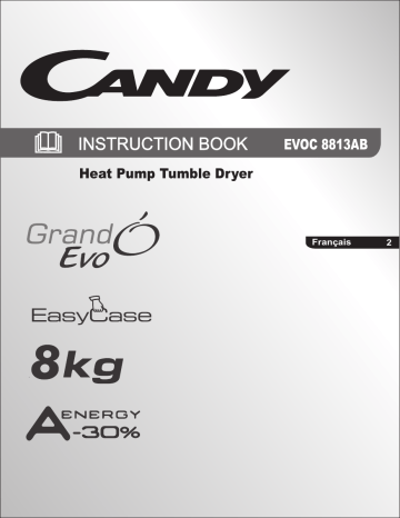 Candy EVOC 8813 AB Manuel du propriétaire | Fixfr